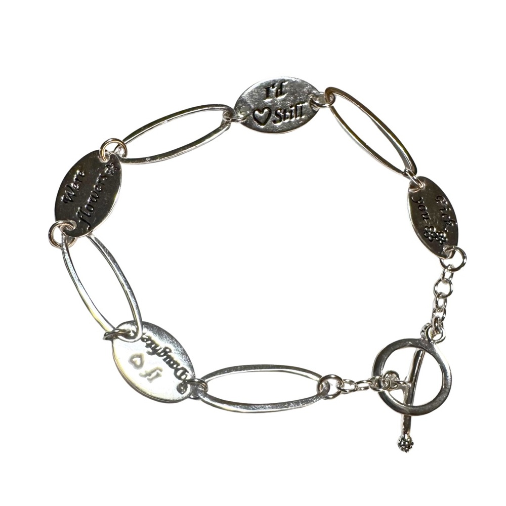 If Daughters Were‎ Flowers I’d Still Pick You Stainless Steel Bracelet Gift